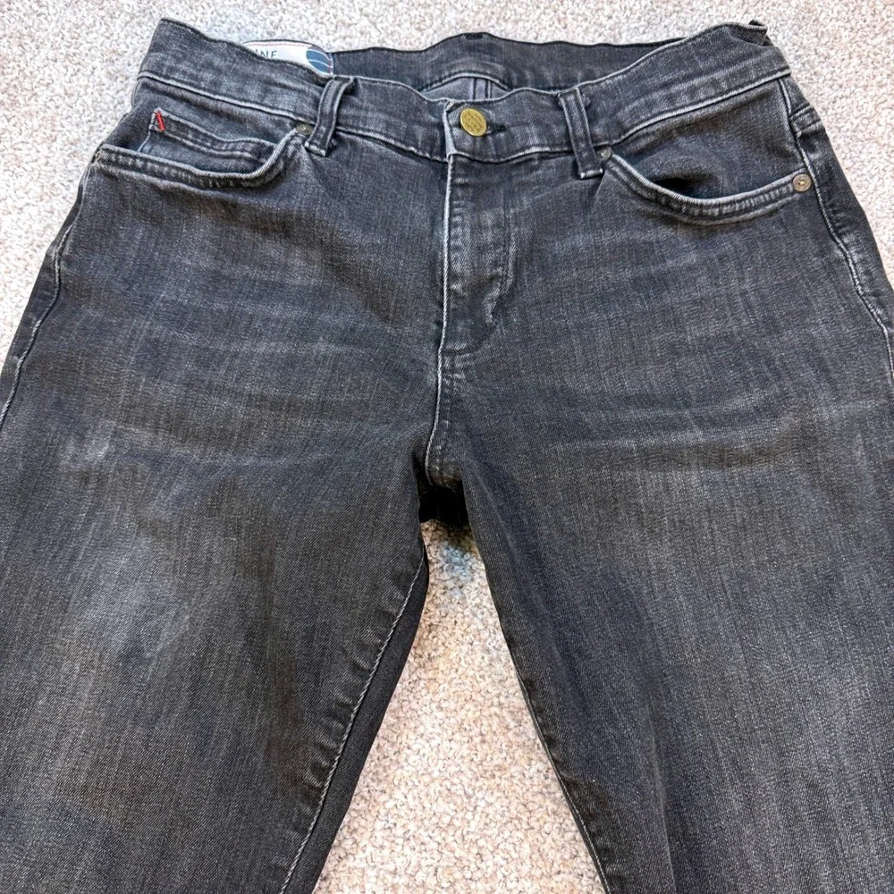 Marine Layer Jeans Mens 32x32 Black Straight Leg Denim Casual Classic Essential